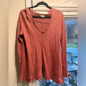 Rag Poets Rust Sweater